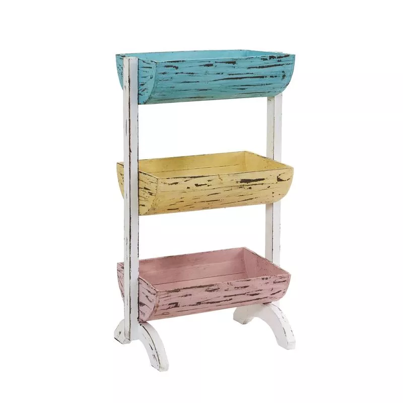 23 Three Shelf Farmhouse Multipurpose Stand/Planter