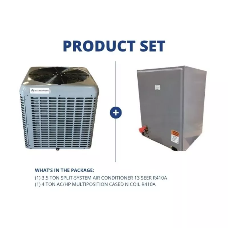 3-5-ton-split-system-air-conditioner-13-seer-r410a-with-4-ton-ac-hp-multipositio 3.5 Ton Split-System Air Conditioner 13 SEER R410A with 4 Ton AC/HP Multiposition Cased N Coil R410A