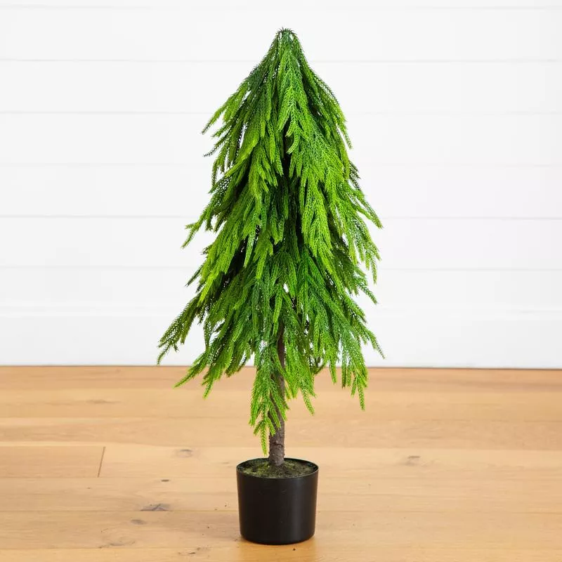 3-artificial-real-touch-down-swept-norfolk-pine-tree-with-natural-look 3′ Artificial Real Touch Down Swept Norfolk Pine Tree with Natural Look