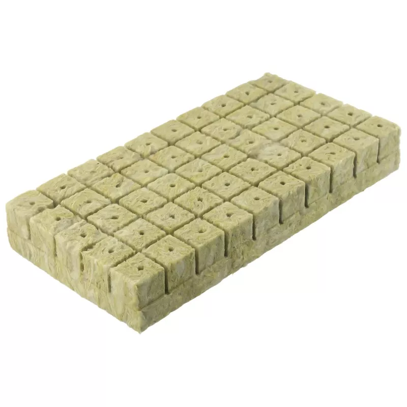 50-100pcs-25x25x40mm-stonewool-hydroponic-grow-media-cubes-garden-plant-soilless 50/100pcs 25x25x40mm Stonewool Hydroponic Grow Media Cubes Garden Plant Soilless Substrate Rock Wool Plug Cloning Block 100pcs