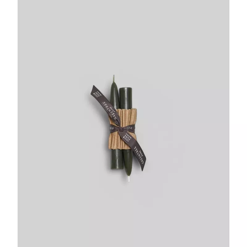 6-beeswax-everyday-tapers-antique-green 6″ Beeswax Everyday Tapers Antique green