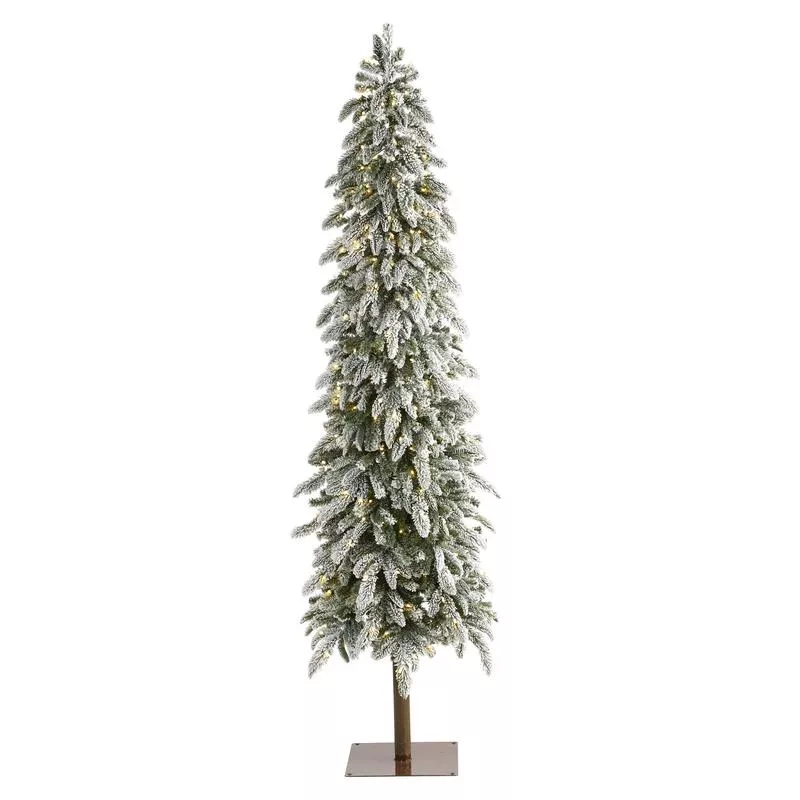 7.5 Flocked Washington Alpine Artificial Christmas Tree
