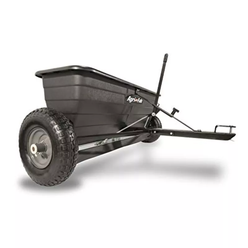 Agri-Fab Polypropylene 45-0288 175-Pound Max Tow Behind Drop Spreader, Black 42 Inch