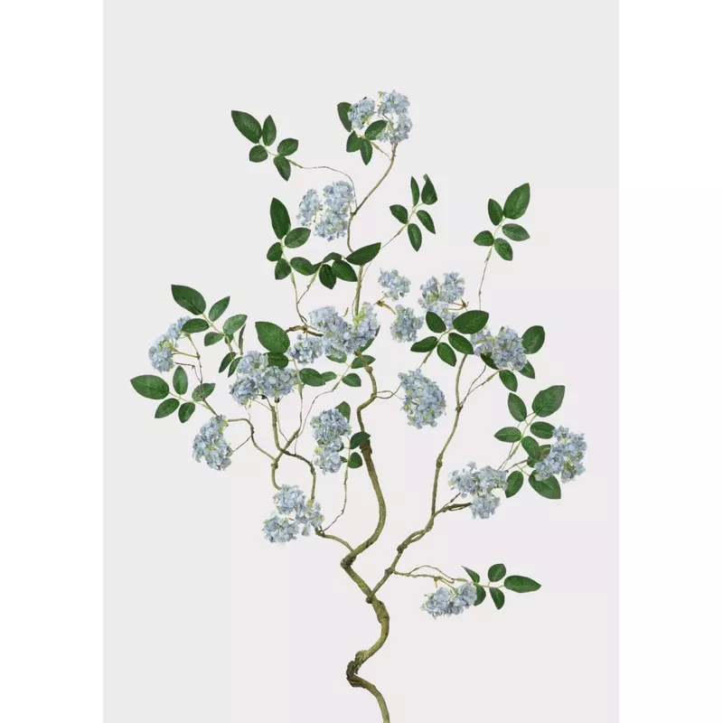 artificial-spring-blossom-flower-branch-in-blue-41 Artificial Spring Blossom Flower Branch in Blue – 41″