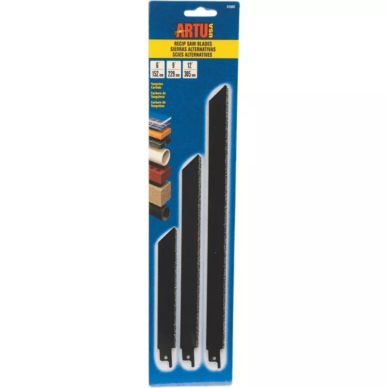 artu-3-piece-grit-edge-reciprocating-saw-blade-set ARTU 3-Piece Grit Edge Reciprocating Saw Blade Set