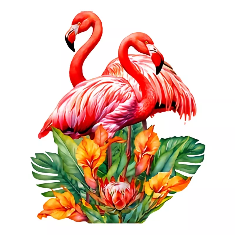 Briarwood Lane Flamingo Pair Metal Art