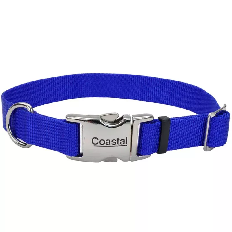 coastal-pet-titan-metal-collar-5-8-blue Coastal Pet Titan Metal Collar 5/8″ Blue