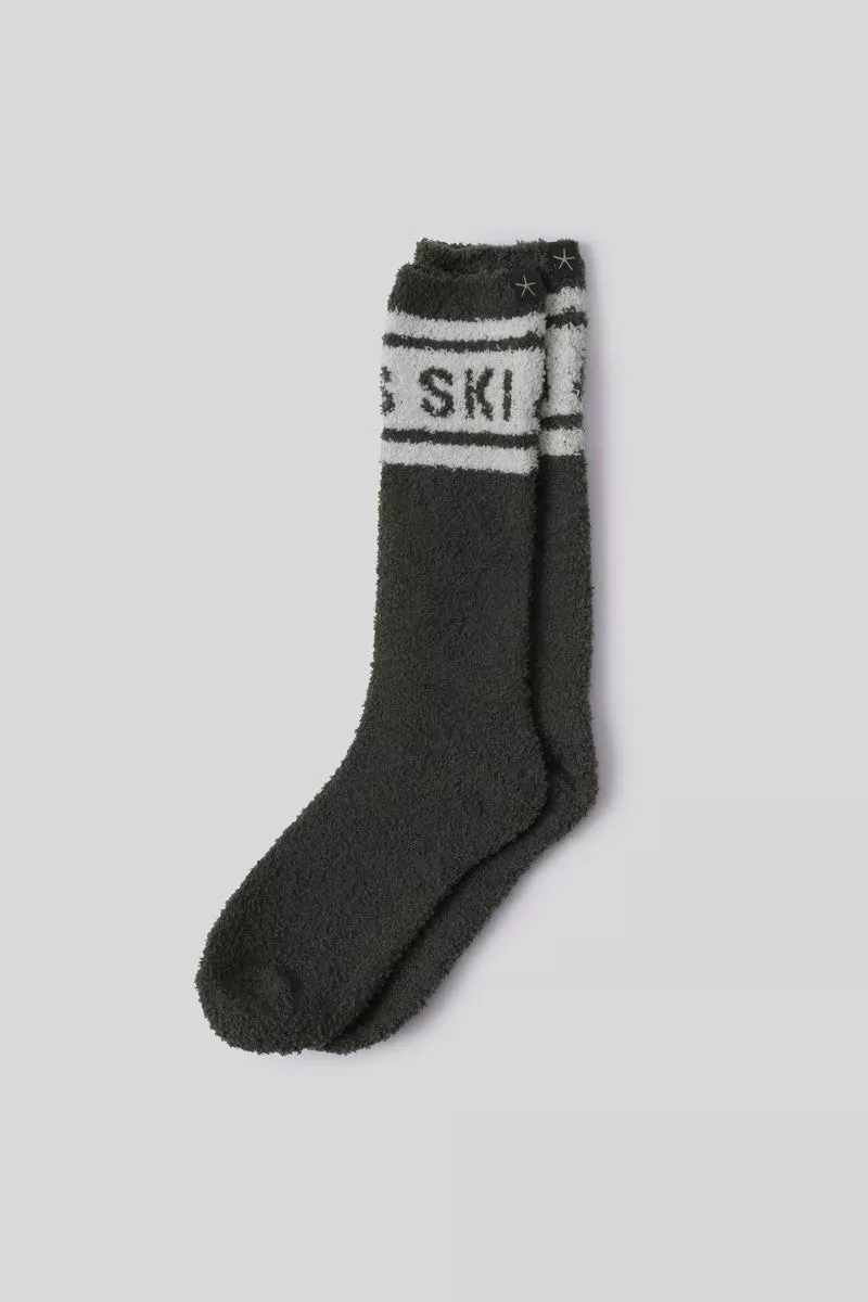 cozychic-apres-ski-socks-dark-moss-creaml-xl CozyChic Apres Ski Socks Dark Moss CreamL/XL