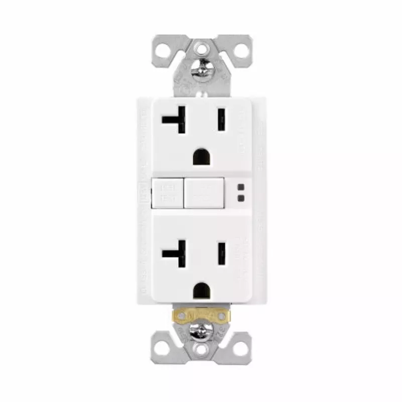 eaton-cooper-wiring-gfci-receptacle-20a-125v-ivory Eaton Cooper Wiring GFCI Receptacle 20A, 125V Ivory