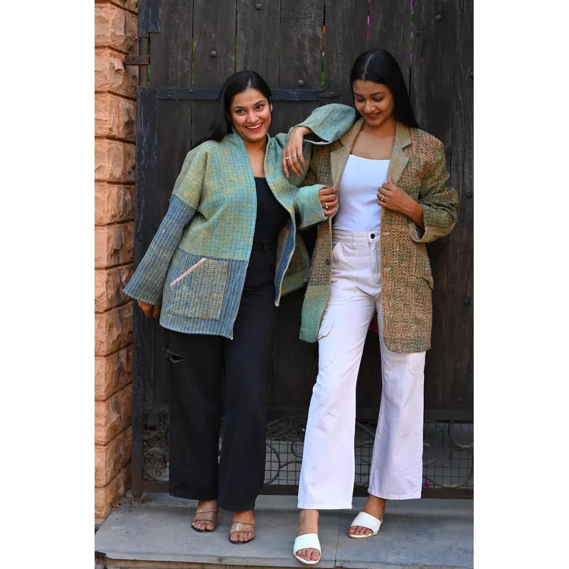 ekaurr-mossy-weave-blazer Ekaurr Mossy Weave blazer