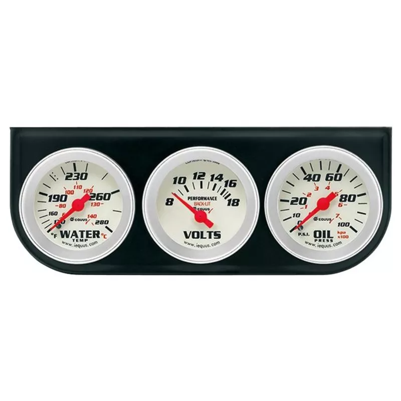 Equus 1-1/2″ Volt Triple Gauge Kit