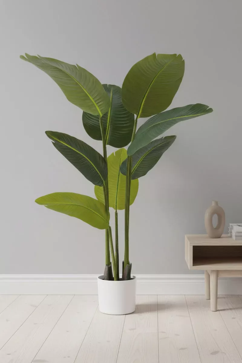 faux-bird-paradise-plant-in-pot-3-green Faux Bird of Paradise Plant in Pot 3′ Green