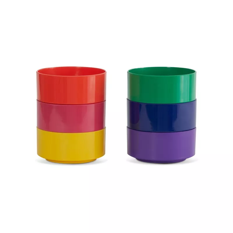 hellerware-soup-bowl-rainbow-set-6 Hellerware Soup Bowl Rainbow, Set of 6