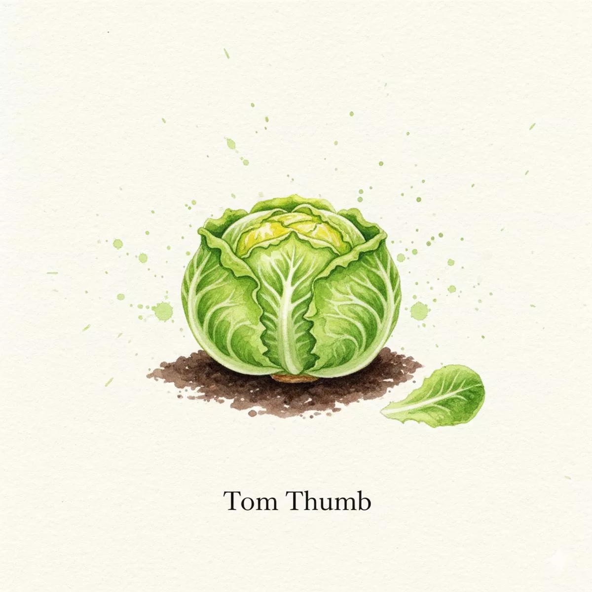 Lettuce Seeds – Tom Thumb – The Classic Heirloom Miniature (1,400 Seeds)