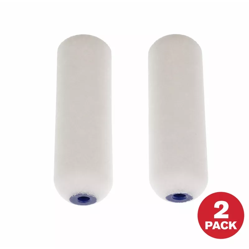 Paint Roller – Dynamic 4″ Mini Foam Roller Refills, 2/Pack, HM005305