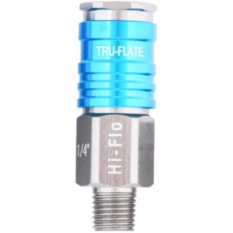 Plews/Edelmann TRFL13925 13925 1/4 Hi Flo Male Coupler