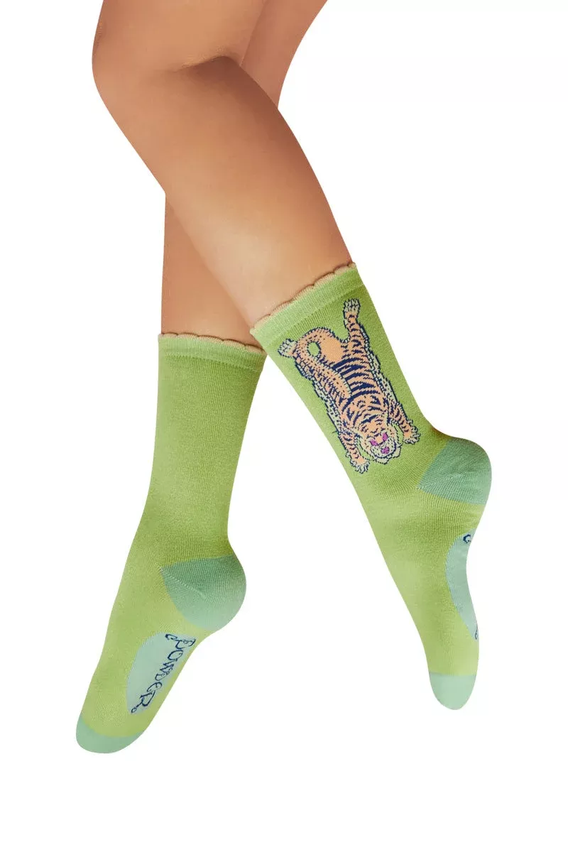 powder-design-ladies-ankle-socks-ikat-tiger-mint Powder Design Ladies’ Ankle Socks Ikat Tiger Mint