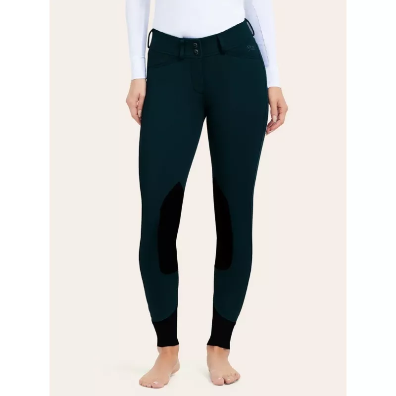 R.J. Classics Ladies Gracie Knee Patch Breeches Forest