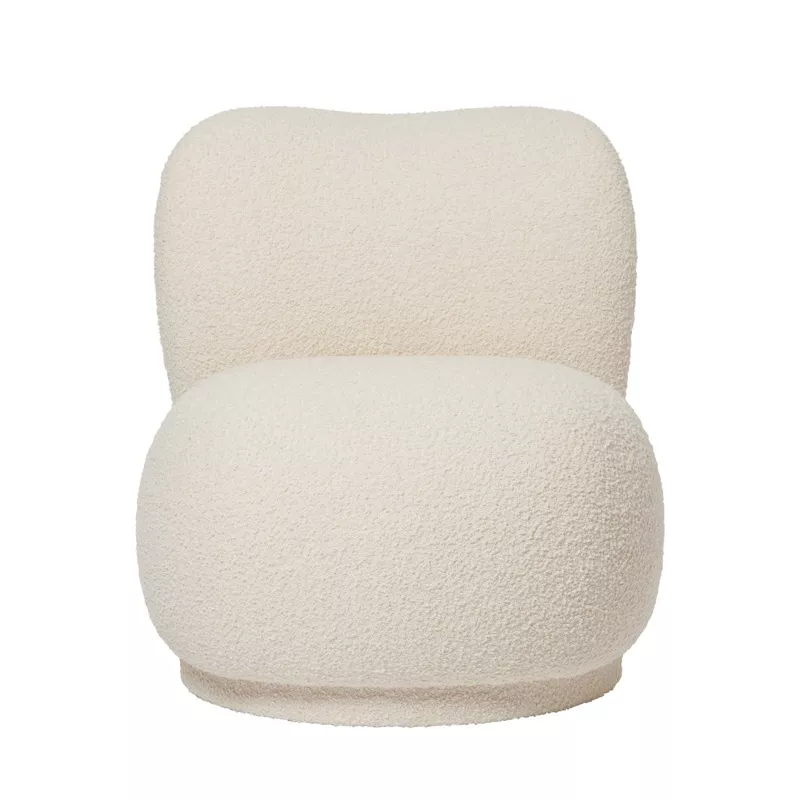 Rico Piccolo Lounge Chair – Nordic Boucl – Off-White
