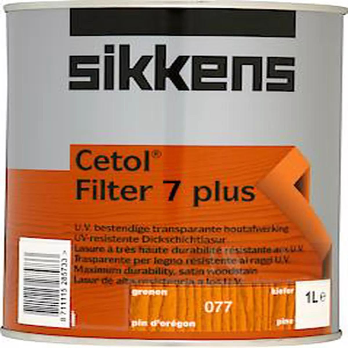 Sikkens 1L Cetol Filter 7-Plus Translucent Woodstain Pine