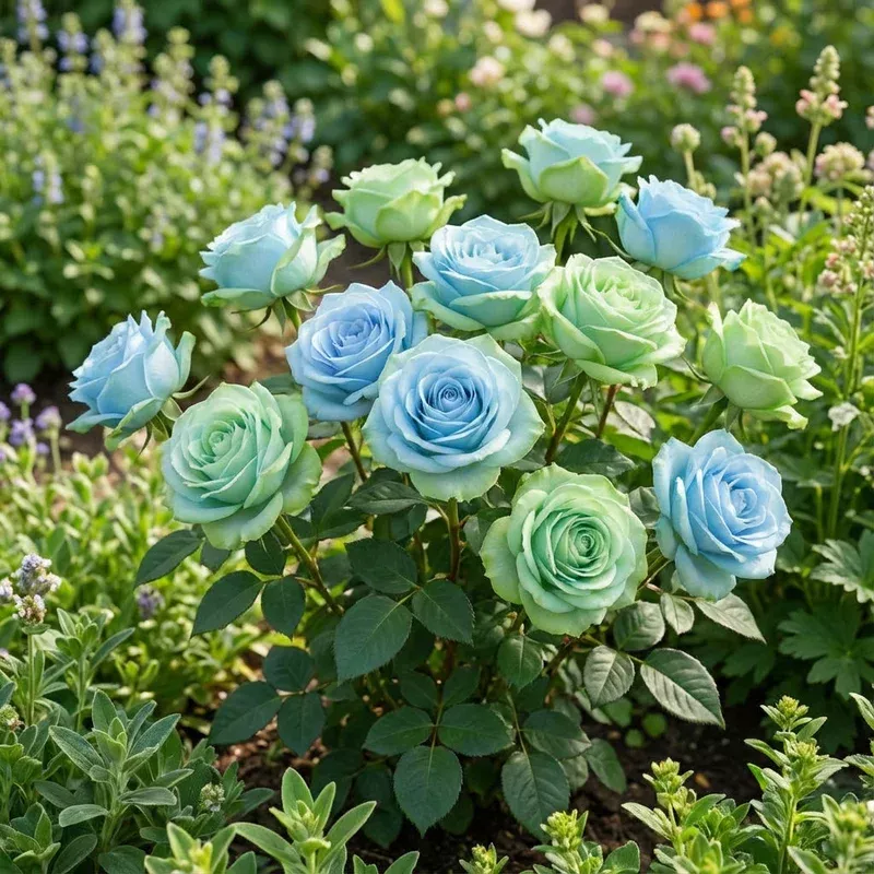 Sky Blue Green Rose Flower Seeds for Planting