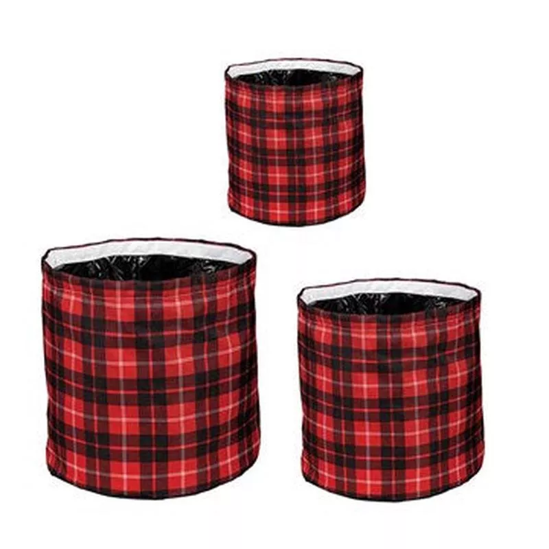 timeless-tartan-round-fabric-planters Timeless Tartan Round Fabric Planters