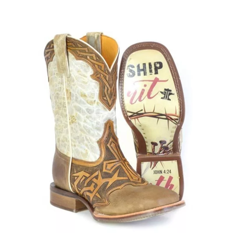 tin-haul-spirit-sole-sq-toe-boots-11-d-tan-tan Tin Haul Spirit Sole Sq Toe Boots 11 D Tan Tan