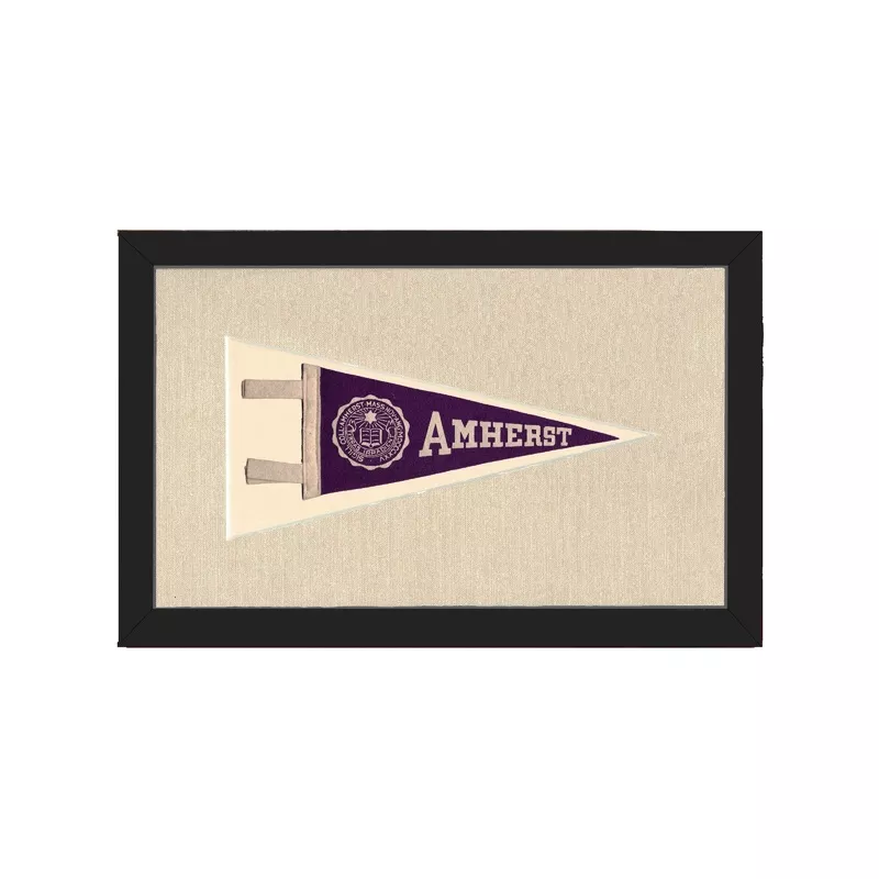 vintage-amherst-college-pennant Vintage Amherst College Pennant