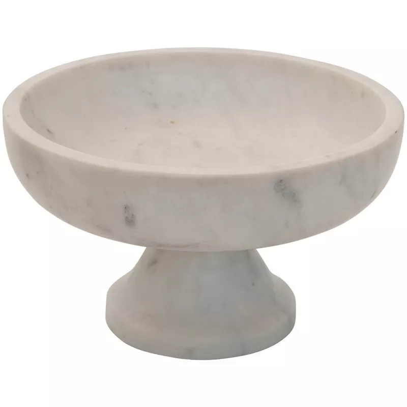 white-marble-footed-bowl White Marble Footed Bowl