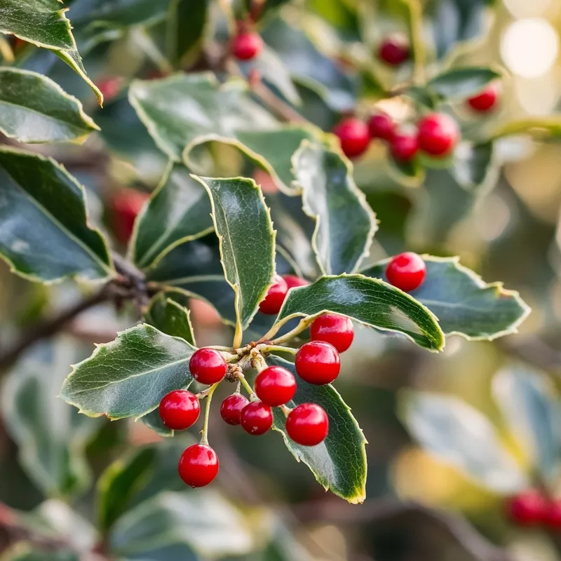 Yaupon Holly SeedsIlex vomitoria Evergreen Shrub with Ornamental Berries