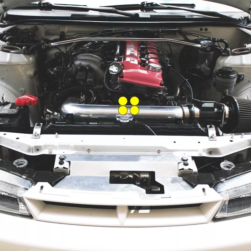 zspec-sr20-ka24-dress-up-bolts-water-pump-pulley-kit-nuts-grade-5-titanium-burne ZSPEC SR20 & KA24 Dress Up Bolts Water Pump Pulley Kit Nuts, Grade-5 Titanium Burned