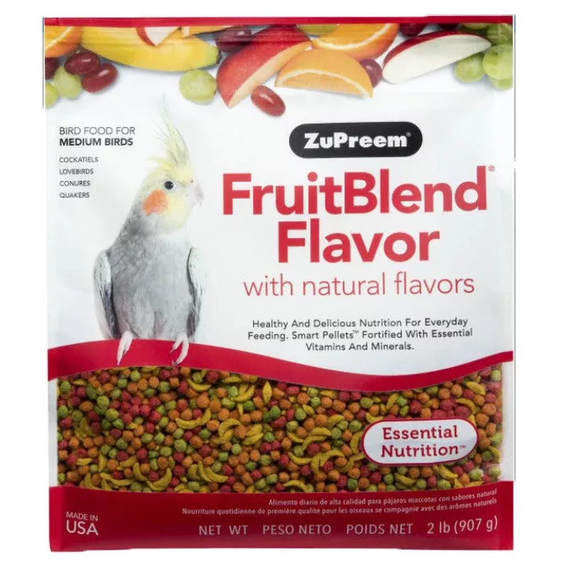 zupreem-fruitblend-cockatiel-food-2-lb ZuPreem FruitBlend Cockatiel Food 2 lb